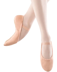 Bloch S0205G Dansoft Full Sole Leather Ballet Slippers Pink - Child Width B