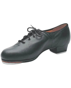 Bloch S0301G Girls Classic Leather Oxford Jazz Tap Shoes Black