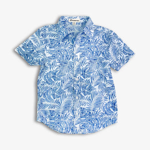 Appaman Day Party Shirt - Blue Palms