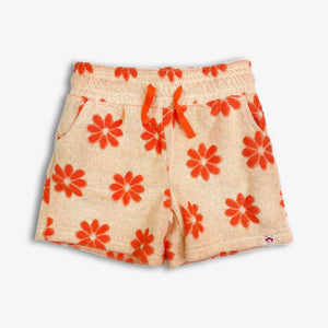 Appaman Girls Resort Shorts - Orange Daisy