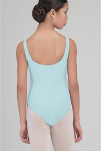 Wear Moi Faustine Leotard Girls - Pacific