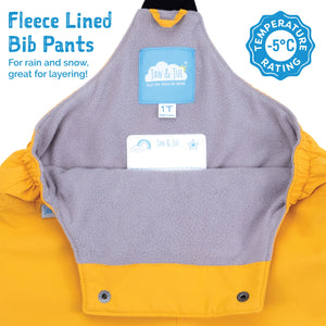 Jan & Jul Cozy Dry Rain & Snow Bib Pants - Prairie Flowers